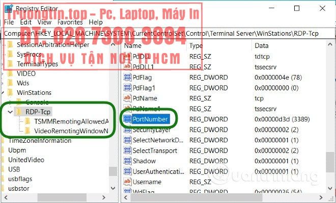 Cách&nbsp;đổi&nbsp;cổng&nbsp;RDP&nbsp;mặc&nbsp;định&nbsp;trên&nbsp;Windows&nbsp;và&nbsp;kết&nbsp;nối&nbsp;sau&nbsp;khi&nbsp;đổi&nbsp;cổng