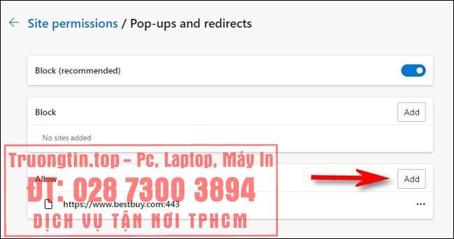 Cách&nbsp;cho&nbsp;phép&nbsp;hiển&nbsp;thị&nbsp;cửa&nbsp;sổ&nbsp;Pop-Up&nbsp;trong&nbsp;Microsoft&nbsp;Edge