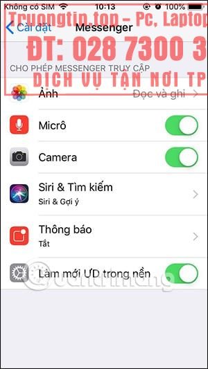 Cách sửa lỗi gọi Messenger không nghe được