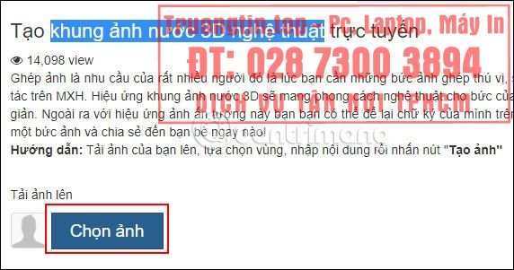 Cách&nbsp;tạo&nbsp;ảnh&nbsp;nước&nbsp;3D&nbsp;nghệ&nbsp;thuật