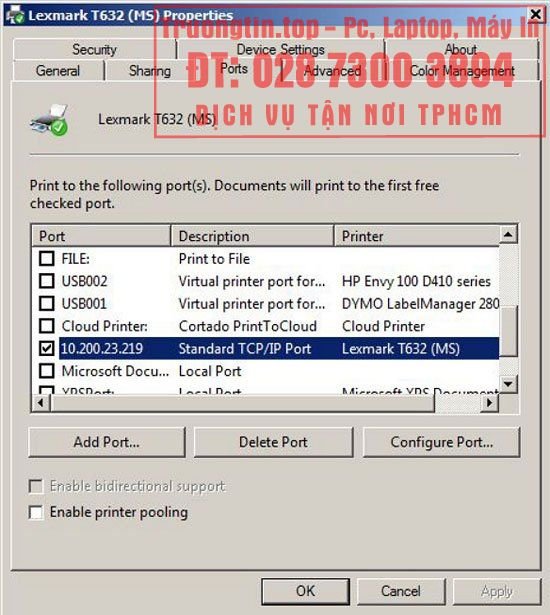 Cách&nbsp;khắc&nbsp;phục&nbsp;lỗi&nbsp;Windows&nbsp;không&nbsp;kết&nbsp;nối&nbsp;với&nbsp;máy&nbsp;in