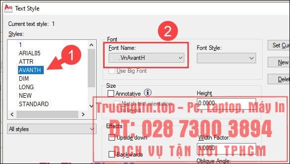 Cách&nbsp;sửa&nbsp;lỗi&nbsp;font&nbsp;chữ&nbsp;trong&nbsp;AutoCAD
