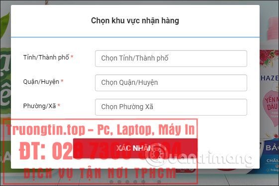 Hướng dẫn mua hàng VinMart Online