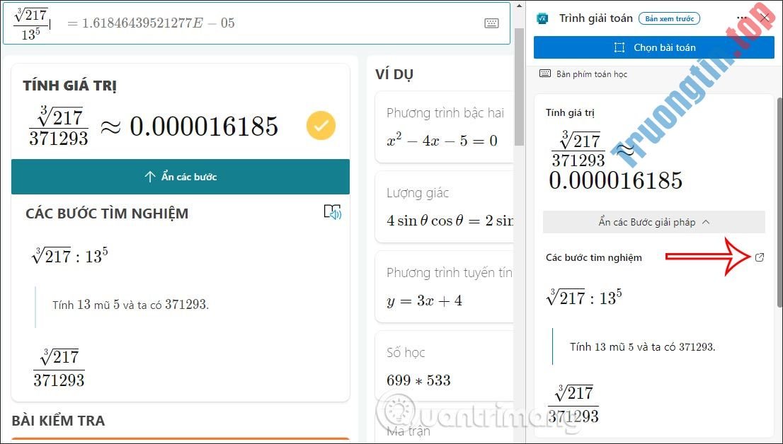 Cách&nbsp;dùng&nbsp;Math&nbsp;Solver&nbsp;trên&nbsp;Microsoft&nbsp;Edge&nbsp;giải&nbsp;Toán