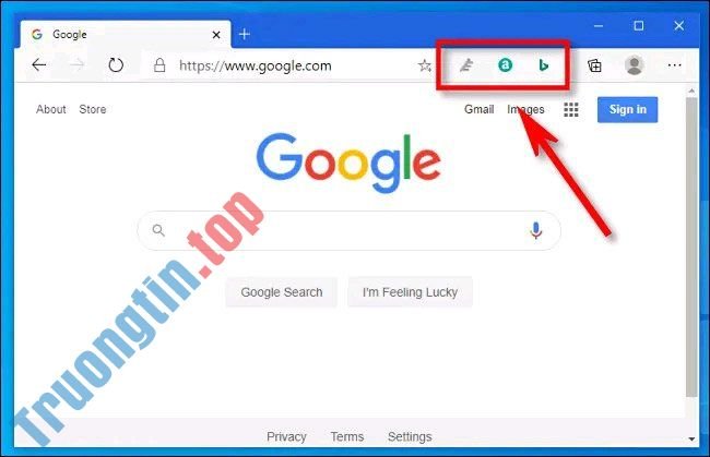 Cách&nbsp;chọn&nbsp;tiện&nbsp;ích&nbsp;mở&nbsp;rộng&nbsp;xuất&nbsp;hiện&nbsp;trên&nbsp;thanh&nbsp;công&nbsp;cụ&nbsp;Microsoft&nbsp;Edge