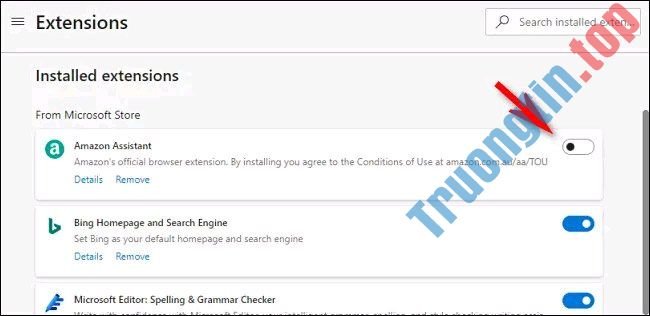 Cách&nbsp;chọn&nbsp;tiện&nbsp;ích&nbsp;mở&nbsp;rộng&nbsp;xuất&nbsp;hiện&nbsp;trên&nbsp;thanh&nbsp;công&nbsp;cụ&nbsp;Microsoft&nbsp;Edge