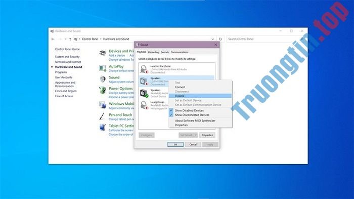 Cách khắc phục lỗi laptop không nhận tai nghe