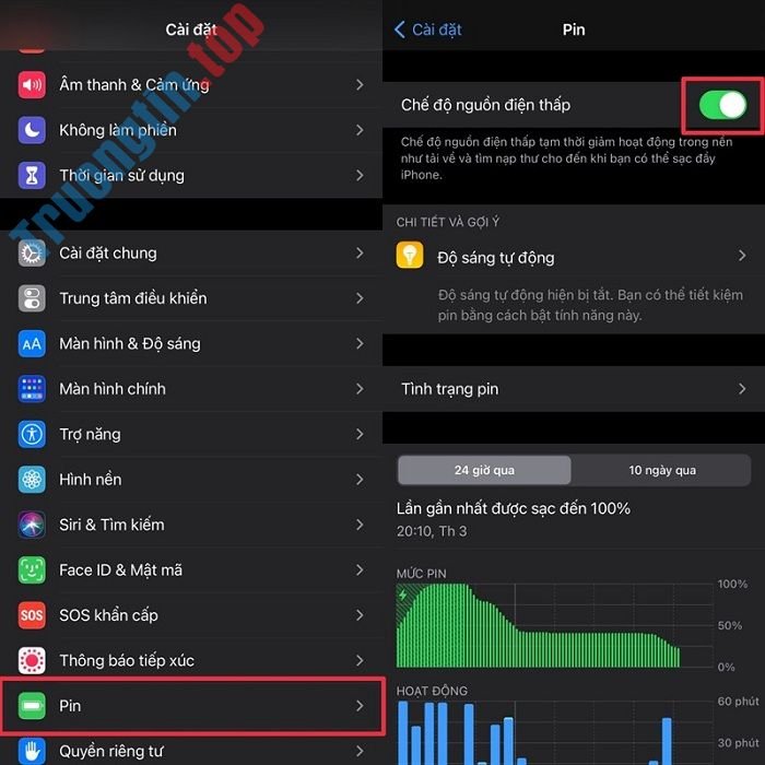Xóa tan nỗi lo phải sạc iPhone nhiều lần với mẹo tiết kiệm pin trên iOS 14.7 5 Xóa tan nỗi lo phải sạc iPhone nhiều lần với mẹo tiết kiệm pin trên iOS 14.7