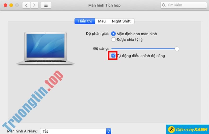 Light&nbsp;Sensor&nbsp;trên&nbsp;Macbook&nbsp;là&nbsp;gì?