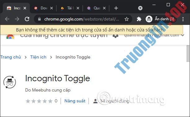 Cách&nbsp;chuyển&nbsp;tất&nbsp;cả&nbsp;website&nbsp;Chrome&nbsp;sang&nbsp;ẩn&nbsp;danh
