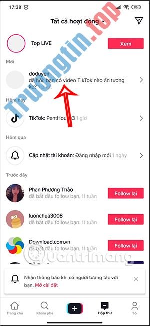 Cách bật hỏi đáp trên TikTok 6 Cách bật hỏi đáp trên TikTok