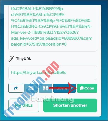 Hướng dẫn rút gọn link Shopee 5 Hướng dẫn rút gọn link Shopee