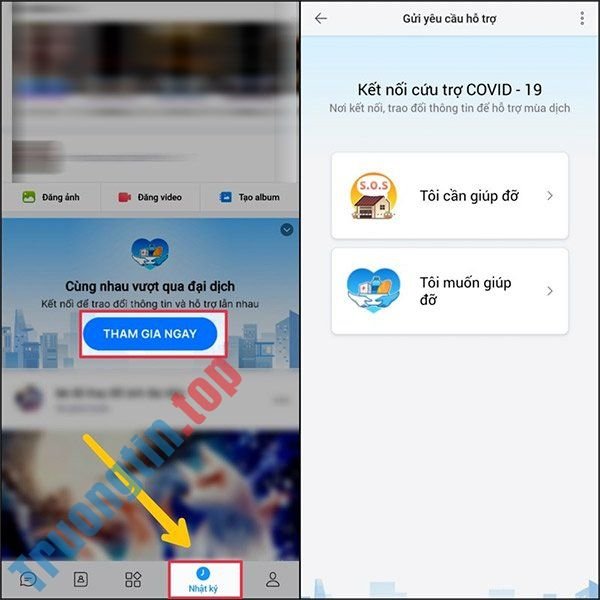 Cách&nbsp;kết&nbsp;nối&nbsp;cứu&nbsp;trợ&nbsp;Covid-19&nbsp;cho&nbsp;người&nbsp;dân&nbsp;trên&nbsp;Zalo
