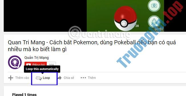 Cách&nbsp;replay&nbsp;YouTube,&nbsp;repeat&nbsp;YouTube,&nbsp;phát&nbsp;lặp&nbsp;lại&nbsp;video&nbsp;YouTube&nbsp;tự&nbsp;động