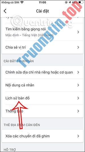 Cách&nbsp;xóa&nbsp;lịch&nbsp;sử&nbsp;bản&nbsp;đồ&nbsp;trên&nbsp;Google&nbsp;Maps