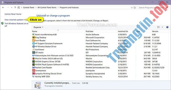 Cách&nbsp;gỡ&nbsp;bản&nbsp;cập&nbsp;nhật&nbsp;Windows&nbsp;10&nbsp;để&nbsp;quay&nbsp;về&nbsp;phiên&nbsp;bản&nbsp;Windows&nbsp;cũ
