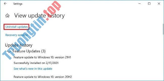 Cách&nbsp;gỡ&nbsp;bản&nbsp;cập&nbsp;nhật&nbsp;Windows&nbsp;10&nbsp;để&nbsp;quay&nbsp;về&nbsp;phiên&nbsp;bản&nbsp;Windows&nbsp;cũ