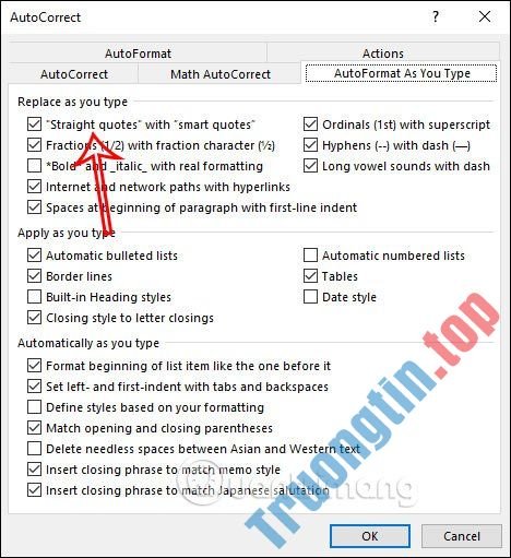 Cách&nbsp;sửa&nbsp;lỗi&nbsp;dấu&nbsp;ngoặc&nbsp;kép&nbsp;trong&nbsp;Word