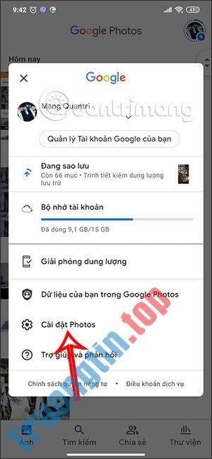 Cách&nbsp;thay&nbsp;đổi&nbsp;chất&nbsp;lượng&nbsp;sao&nbsp;lưu&nbsp;trên&nbsp;Google&nbsp;Photos