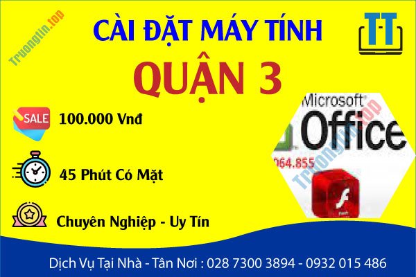 Cài Đặt Máy Tính Quận 3