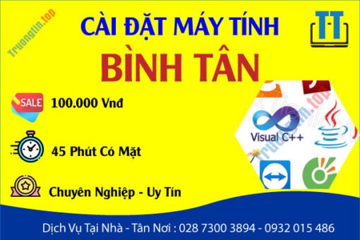 Cài Đặt Máy Tính Quận Bình Tân