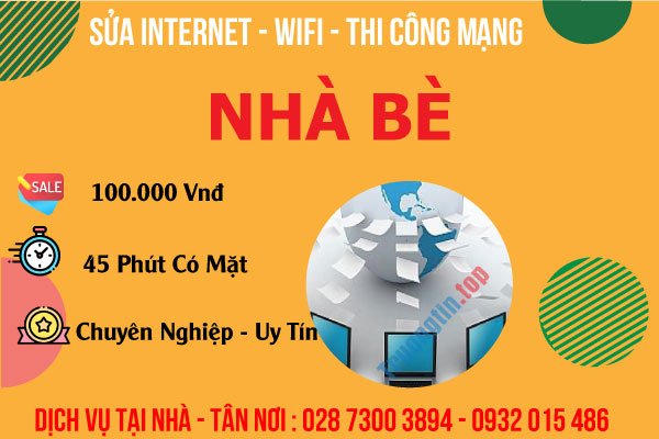 Sửa Wifi Tại Nhà Huyện Nhà Bè