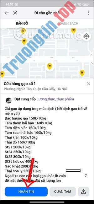 Cách&nbsp;đi&nbsp;chợ&nbsp;gần&nbsp;nhà&nbsp;trên&nbsp;Zalo&nbsp;khi&nbsp;giãn&nbsp;cách