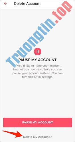 Hướng&nbsp;dẫn&nbsp;xóa&nbsp;tài&nbsp;khoản&nbsp;Tinder