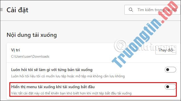Cách&nbsp;ẩn&nbsp;menu&nbsp;tải&nbsp;file&nbsp;trên&nbsp;Microsoft&nbsp;Edge