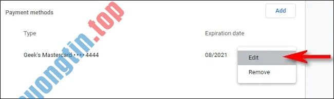 Cách&nbsp;xem&nbsp;thẻ&nbsp;tín&nbsp;dụng&nbsp;đã&nbsp;lưu&nbsp;trong&nbsp;Google&nbsp;Chrome