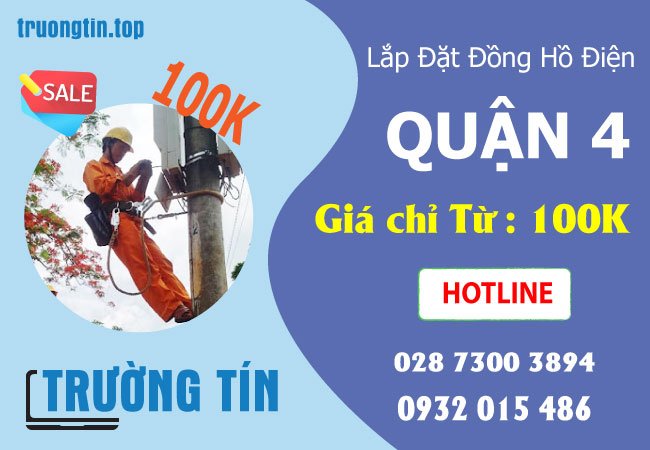 Dịch Vụ Lắp Đặt Đồng Hồ Điện Quận 4