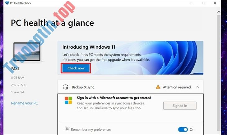 Hướng dẫn nâng cấp lên Windows 11 chính thức từ Windows 10