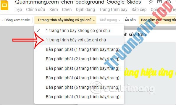 Cách&nbsp;in&nbsp;slide&nbsp;trong&nbsp;Google&nbsp;Slides