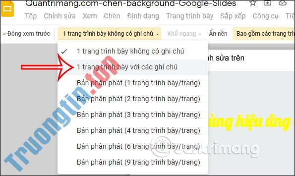 Cách&nbsp;in&nbsp;slide&nbsp;trong&nbsp;Google&nbsp;Slides