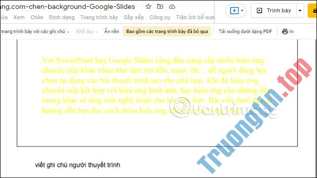 Cách&nbsp;in&nbsp;slide&nbsp;trong&nbsp;Google&nbsp;Slides