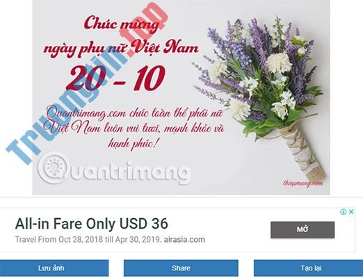 Làm&nbsp;thiệp&nbsp;mừng&nbsp;ngày&nbsp;phụ&nbsp;nữ&nbsp;Việt&nbsp;Nam&nbsp;20-10&nbsp;trực&nbsp;tuyến