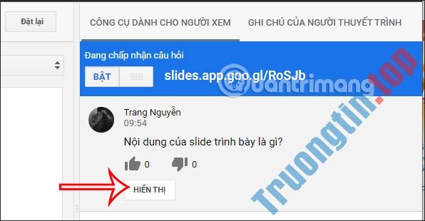Cách&nbsp;hỏi&nbsp;và&nbsp;đáp&nbsp;online&nbsp;trong&nbsp;Google&nbsp;Slides