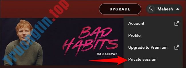 Cách&nbsp;kích&nbsp;hoạt&nbsp;chế&nbsp;độ&nbsp;riêng&nbsp;tư&nbsp;trong&nbsp;Spotify