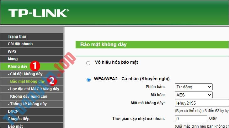 Cách&nbsp;đổi&nbsp;mật&nbsp;khẩu&nbsp;WiFi&nbsp;TP-Link&nbsp;bằng&nbsp;laptop&nbsp;nhanh&nbsp;nhất