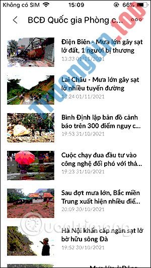 Cách&nbsp;cập&nbsp;nhật&nbsp;tình&nbsp;hình&nbsp;mưa&nbsp;bão&nbsp;trên&nbsp;Zalo