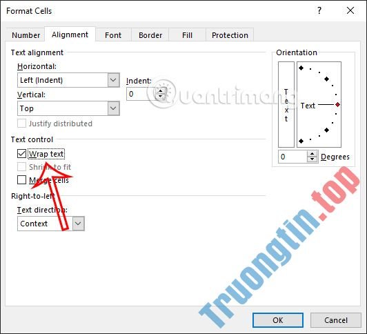 Cách&nbsp;dùng&nbsp;Wrap&nbsp;Text&nbsp;trong&nbsp;Microsoft&nbsp;Excel