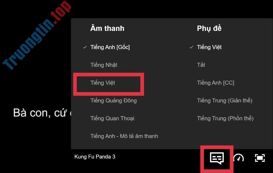 Cách tìm phim thuyết minh trên Netflix