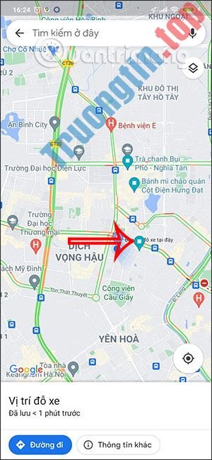 Cách&nbsp;lưu&nbsp;vị&nbsp;trí&nbsp;đỗ&nbsp;xe&nbsp;trên&nbsp;Google&nbsp;Maps