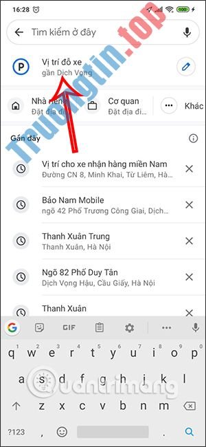 Cách&nbsp;lưu&nbsp;vị&nbsp;trí&nbsp;đỗ&nbsp;xe&nbsp;trên&nbsp;Google&nbsp;Maps