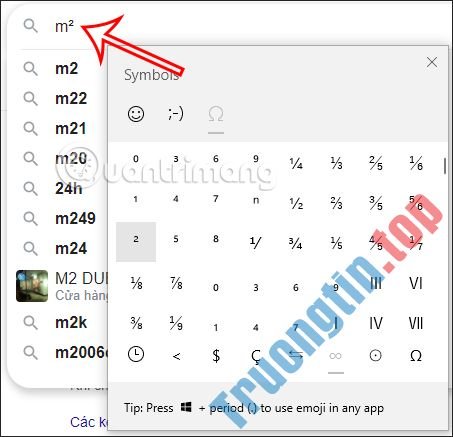 Cách&nbsp;viết&nbsp;mét&nbsp;vuông&nbsp;(m²),&nbsp;mét&nbsp;khối&nbsp;(m³)&nbsp;trên&nbsp;điện&nbsp;thoại,&nbsp;máy&nbsp;tính