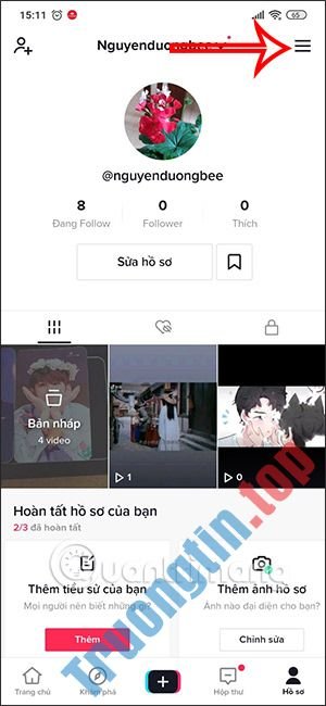 Cách&nbsp;tắt&nbsp;tải&nbsp;video&nbsp;TikTok&nbsp;của&nbsp;bạn