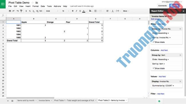 10 hàm hữu ích trong Google Sheets có thể bạn chưa biết