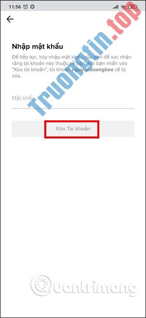 Cách&nbsp;xóa&nbsp;tài&nbsp;khoản&nbsp;Tik&nbsp;Tok&nbsp;vĩnh&nbsp;viễn&nbsp;trên&nbsp;điện&nbsp;thoại