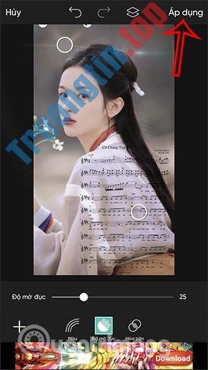 Cách&nbsp;chèn&nbsp;lời&nbsp;bài&nbsp;hát&nbsp;vào&nbsp;ảnh&nbsp;bằng&nbsp;PicsArt