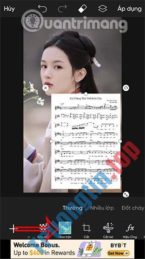 Cách&nbsp;chèn&nbsp;lời&nbsp;bài&nbsp;hát&nbsp;vào&nbsp;ảnh&nbsp;bằng&nbsp;PicsArt